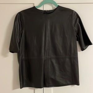 Diesel black gold Real Leather Tee-Shirt